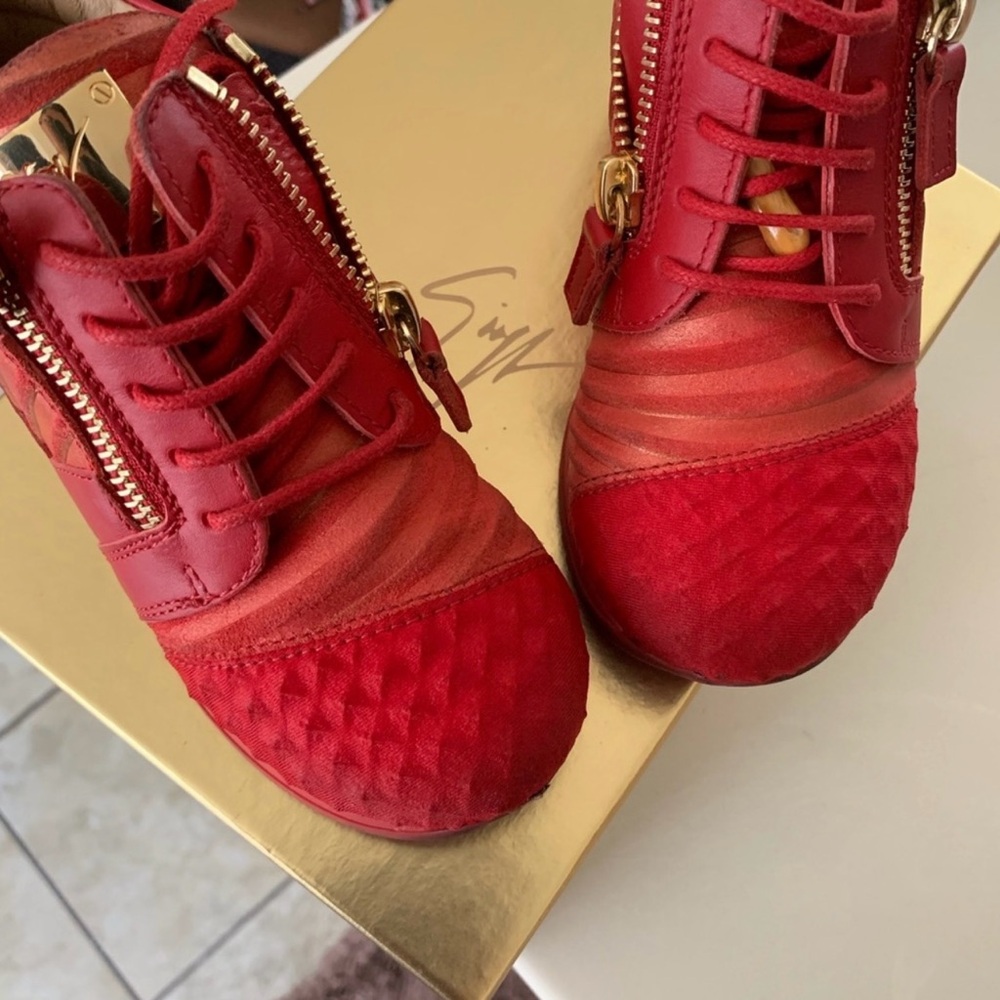 Giuseppe Zanotti Red Children’s Shoes